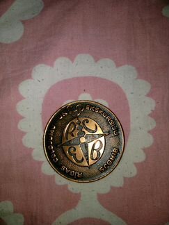 Медаль рига из меди