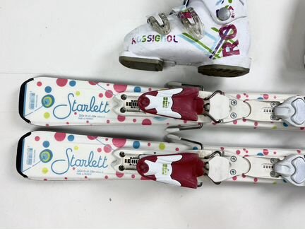 Детские горные лыжи 100 / ботинки 19