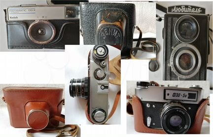 1960-1980 гг Фотоаппараты СССР рабочие, с оптикой