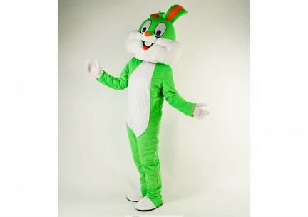 Ростовой костюм зелёного зайца