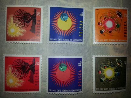 1964-1965 гг. Польша. Космос. Cuba Correos 1967 г