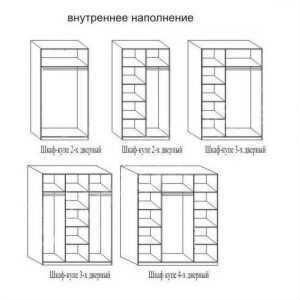 Шкаф-купе в гостиную с фабрики