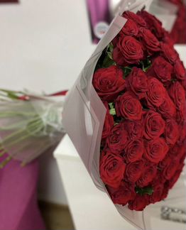 Цветы розы букеты 101 55 51 35 25 роз