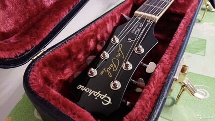 Epiphone les paul standard gold top / обмен