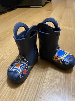 Детские резиновые сапоги crocs