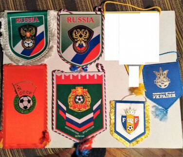 Вымпелы футбольных клубов и федераций