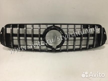 Решетка радиатора GT Mercedes GLC (X 253) хром2019