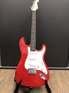 Электрогитара Fender Squier Stratocaster MM+чехол+