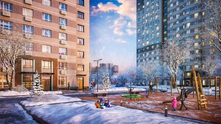 3-к квартира, 69.1 м², 22/23 эт.