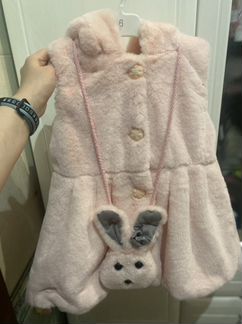 Меховая жилетка для девочки