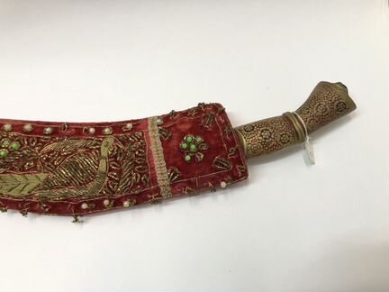192 шикарные ножны от кукри ручная работа павлин