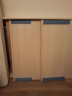 Кровать с матрасом из модульной мебели Капс