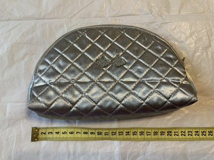 Косметичка металлизированная Argent знак из натура