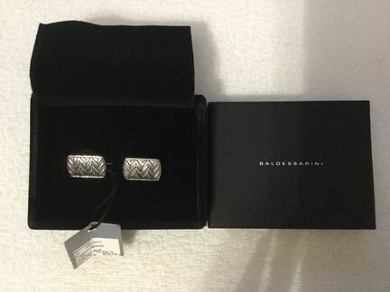 Запонки Baldessarini серебро 925. Новые. 15,59 гр
