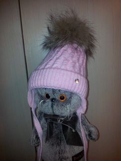 Зимняя шапка для девочки, размер 48-50