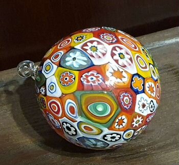 Шар Мурано, елочная игрушка, подарок на Новый год