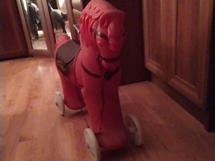 Игрушки СССР пластиковый конь