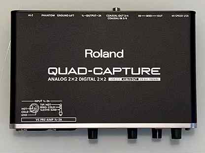 Звуковая карта quad capture roland quad