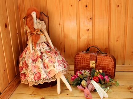 Изготовление текстильных кукол в стиле Тильда