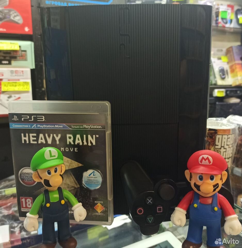 84932262127  PS3 SuperSlim до 500GB + Heavy Rain в Марио 