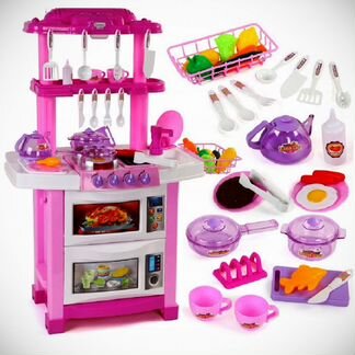 Детская кухня Happy Little Chef 758В розовый