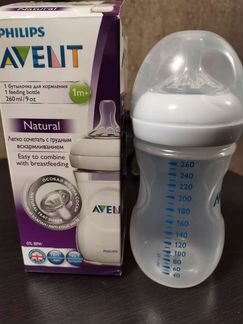 Новая бутылочка Avent 260ml