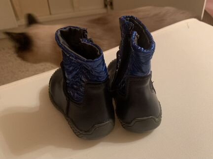 Сапожки демисезонные кожаные Helennia