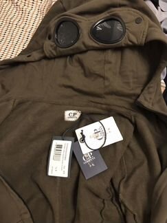 Толстовка Худи сипи C.P. Company Fleece Goggle Zip