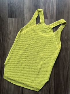 Вязаная Майка борцовка XS Massimo Dutti