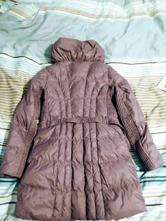 Зимнее пальто на девочку Benetton. пух. 150-165