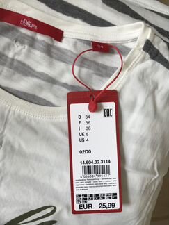 Новая футболка, S. Oliver Германия