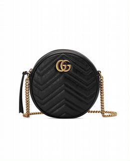 Сумка круглая Marmont GG Gucci