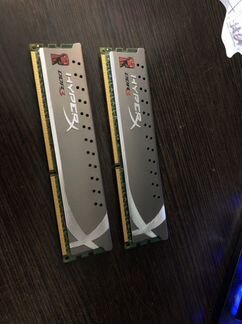 Оперативная память ddr3 hyper x 8GB, две планки по