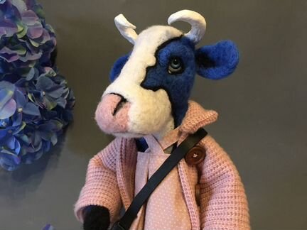 Интерьерная игрушка «Корова Виола»