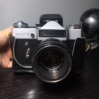 Zenit- E с объективом Helios-44