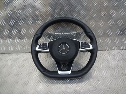 Руль Mercedes w205 GLC x253 в сборе с подушкой