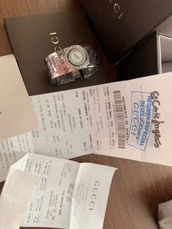 Часы Gucci с бриллиантами
