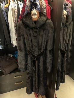 Шуба норковая Blackglama 120 см