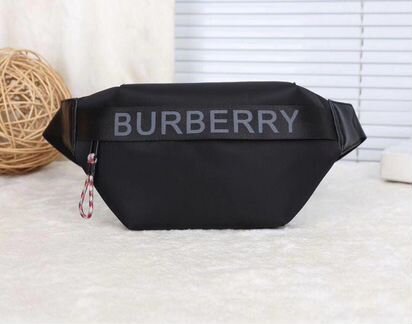 Сумка поясная Burberry черная