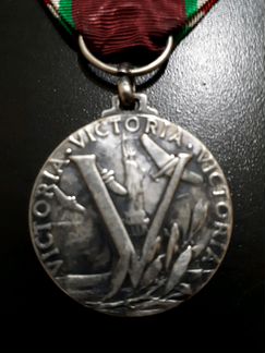 Медаль победа над Германией серебро