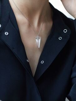 Ювелирная подвеска с кристаллом Swarovski