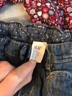 Джинсы HM на девочку