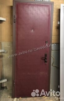 Металлическая двери эконом. Гарантия