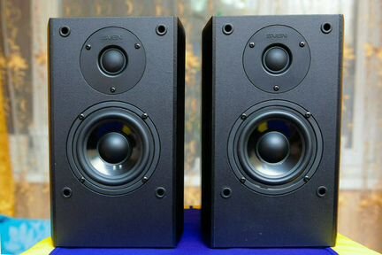 Колонки Sven 2x30 ват пассивные с проводами xlr