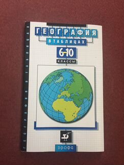 География в таблицах 6-10 классы