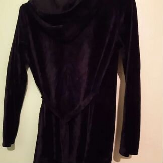 Кофта вельюр с капюшоном