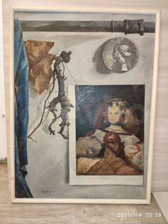 Картина Б.Малуев 1965 г (живопись, холст, масло)