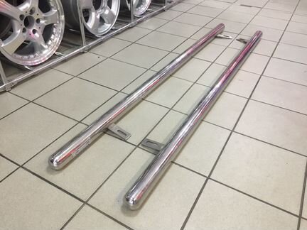 Пороги внешние трубы 60 мм Nissan Qashqai