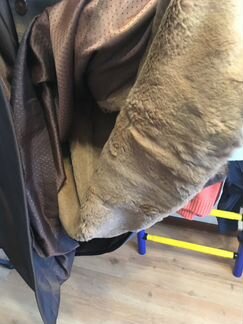 Полупальто на кроличьем меху