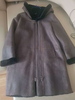 Продается дубленка коричневая